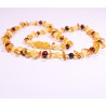 45 cm Lot of 5 wholesale natural Baltic amber adult necklace