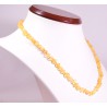 45 cm Baltic amber unpolished adult necklace