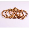 Lot 5 wholesale Natural Baltic amber Mix style adult bracelet