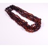 33 cm 10 unit wholesale Natural Baltic amber teething healing necklace