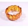 Natural Baltic amber large size bracelet