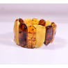 Natural Baltic amber mix bracelet large size