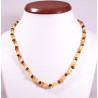 45 cm Baltic amber small beads adult necklace