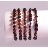 Lot of 5 wholesale Genuine Baltic amber bracelet -cherry with clasp