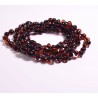 Lot of 5 wholesale Genuine Baltic amber bracelet -cherry with clasp