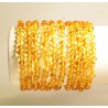 Lot 10 wholesale Genuine Baltic amber baroque bracelet - honey style
