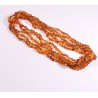 45 cm Lot of 5 wholesale natural Baltic amber baroque adult necklace