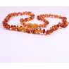 45 cm Lot of 6 wholesale natural Baltic amber baroque adult necklace