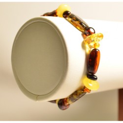 Baltic Genuine Amber mix bracelet