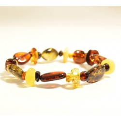 Baltic Amber mix bracelet