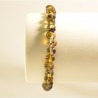 Baltic amber bracelet green beads