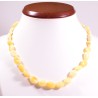 45 cm Lot of 5 wholesale natural Baltic amber olive adult necklace